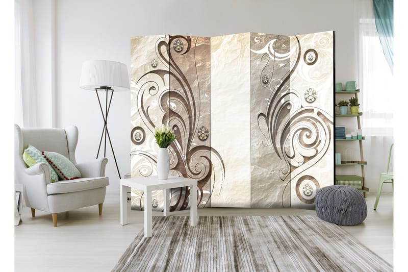 Rumdeler Stone Butterfly 225x172 - Artgeist sp. z o. o. - Boligtilbehør - Rumdelere - Foldeskærm