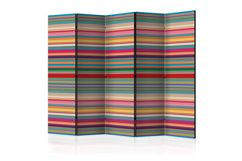 Rumdeler Subdued Stripes II 225x172 cm - Artgeist sp. z o. o. - Boligtilbehør - Rumdelere - Foldeskærm