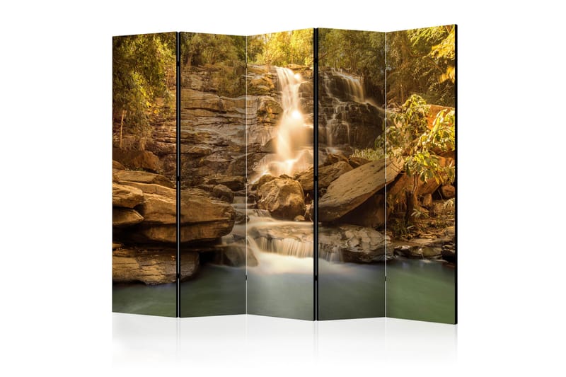 Rumdeler - Sunny Waterfall II 225x172 - Artgeist sp. z o. o. - Boligtilbehør - Rumdelere - Foldeskærm