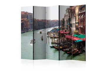 Rumdeler - The Grand Canal in Venice, Italy II 225x172 - Artgeist sp. z o. o. - Boligtilbehør - Rumdelere - Foldeskærm