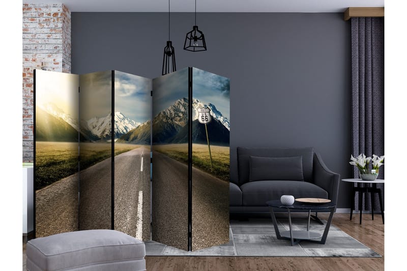 Rumdeler The Long Road II 225x172 cm - Artgeist sp. z o. o. - Boligtilbehør - Rumdelere - Foldeskærm