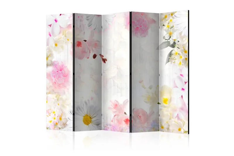 Rumdeler - The smell of spring flowers II 225x172 - Artgeist sp. z o. o. - Boligtilbehør - Rumdelere - Foldeskærm