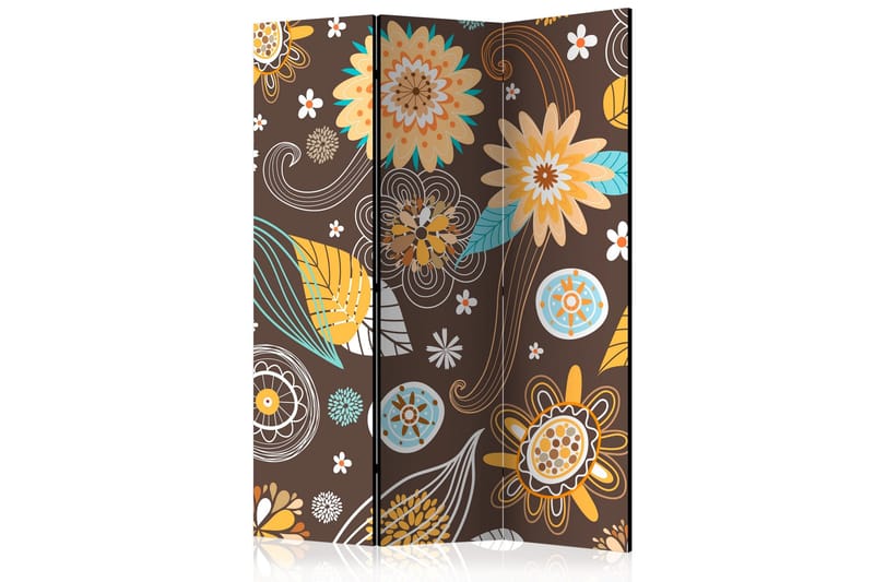 Rumdeler - Transparent flowers 135x172, Artgeist sp. z o. o.