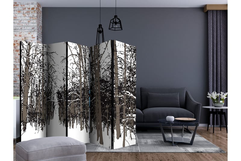 Rumdeler - trees - autumn II 225x172 - Artgeist sp. z o. o. - Boligtilbehør - Rumdelere - Foldeskærm