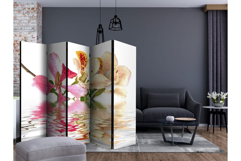 Rumdeler - Tropical flowers - orchid tree 225x172 - Artgeist sp. z o. o. - Boligtilbehør - Rumdelere - Foldeskærm