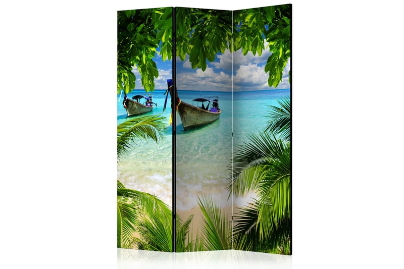 Rumdeler Tropical Paradise 135x172 - Artgeist sp. z o. o. - Boligtilbehør - Rumdelere - Foldeskærm