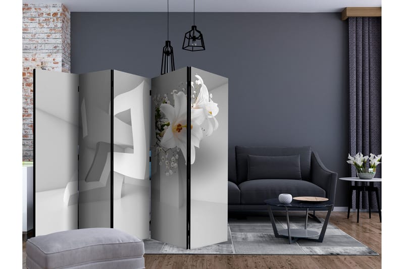 Rumdeler - Twisted Illusion II 225x172 - Artgeist sp. z o. o. - Boligtilbehør - Rumdelere - Foldeskærm
