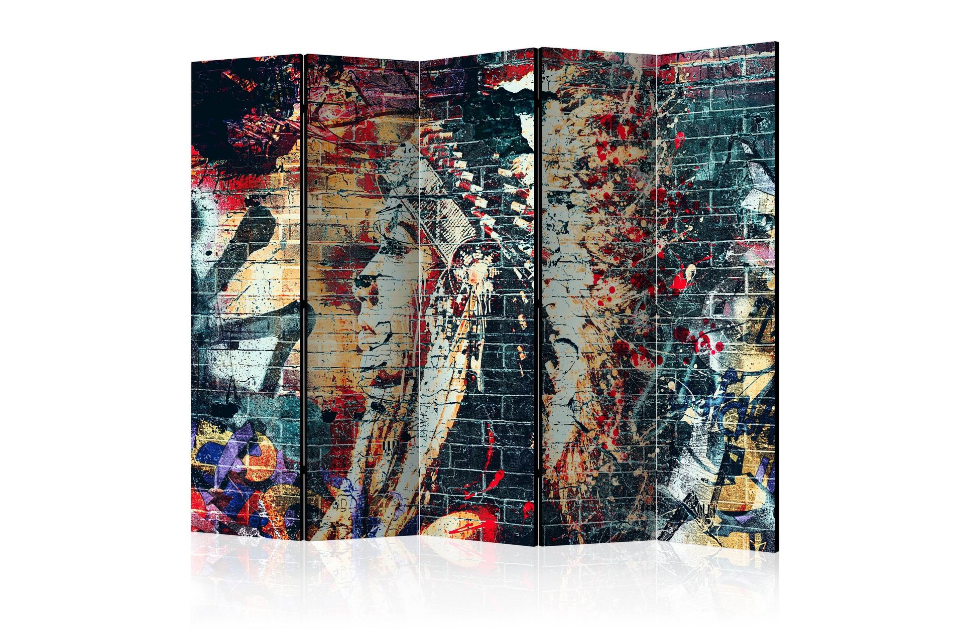Rumdeler - Urban Warrior  II 225x172 - Artgeist sp. z o. o. - Boligtilbehør - Rumdelere - Foldeskærm