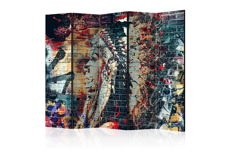Rumdeler - Urban Warrior  II 225x172 - Artgeist sp. z o. o. - Boligtilbehør - Rumdelere - Foldeskærm