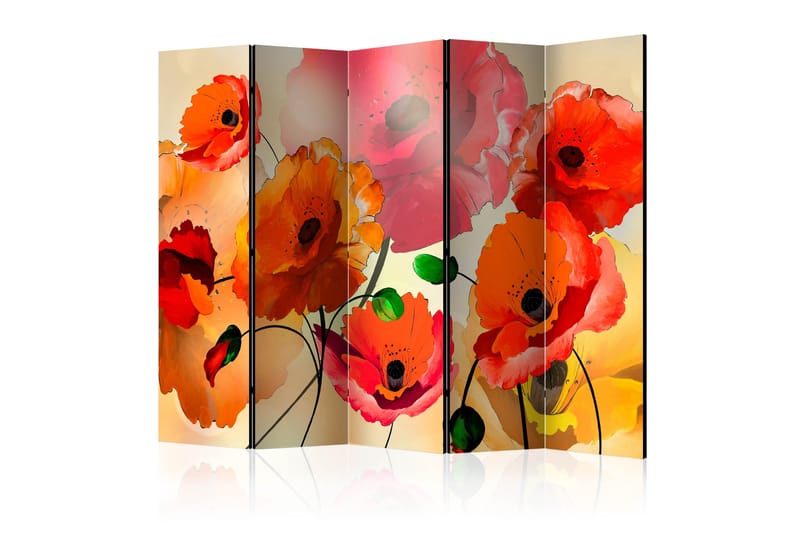 Rumdeler Velvet Poppies II 225x172 cm, Artgeist sp. z o. o.