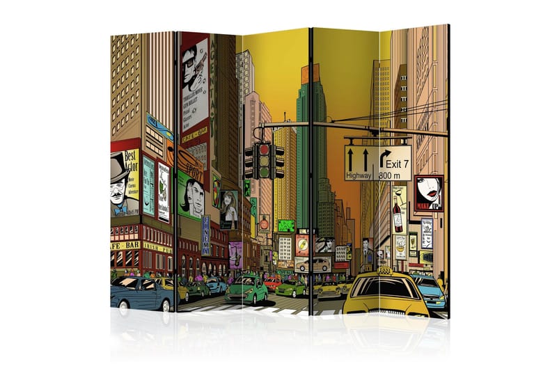 Rumdeler - Vibrant city - NY II 225x172, Artgeist sp. z o. o.