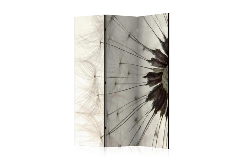Rumdeler White Dandelion 135x172 - Artgeist sp. z o. o. - Boligtilbehør - Rumdelere - Foldeskærm