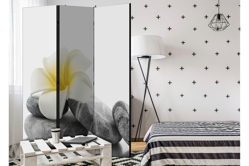 Rumdeler White Lotus 135x172 - Artgeist sp. z o. o. - Boligtilbehør - Rumdelere - Foldeskærm