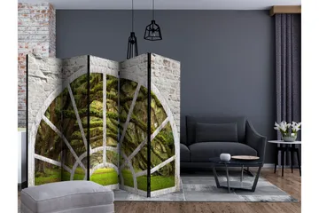 Rumdeler - Window to Secret Forest II 225x172 - Artgeist sp. z o. o. - Boligtilbehør - Rumdelere - Foldeskærm