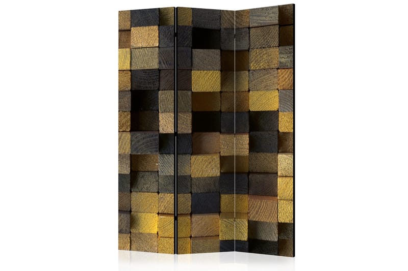 Rumdeler - Wooden cubes 135x172, Artgeist sp. z o. o.