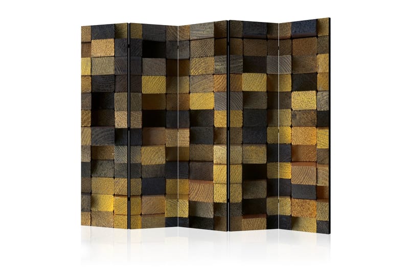 Rumdeler - Wooden cubes II 225x172, Artgeist sp. z o. o.