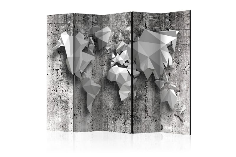 Rumdeler - World Map: Origami II 225x172, Artgeist sp. z o. o.