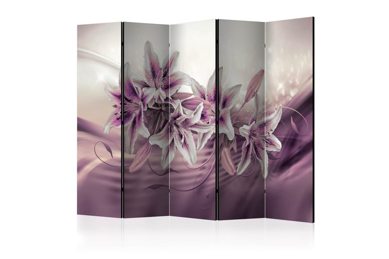 Rumdeler - Purple Secrecy II 225x172 - Artgeist sp. z o. o. - Boligtilbehør - Rumdelere - Foldeskærm