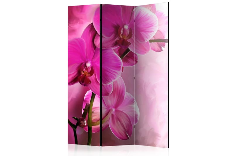 Rumdeler - Pink Orchid 135x172 - Artgeist sp. z o. o. - Boligtilbehør - Rumdelere - Foldeskærm