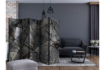 Rumdeler Pavement Tiles Grey II 225x172 cm - Artgeist sp. z o. o. - Boligtilbehør - Rumdelere - Foldeskærm