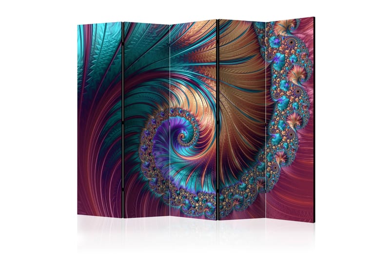 Rumdeler Peacock Tail 225x172 - Artgeist sp. z o. o. - Boligtilbehør - Rumdelere - Foldeskærm