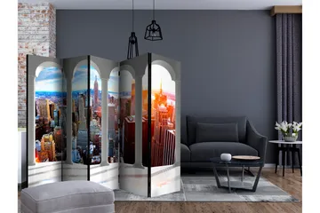 Rumdeler - Pillars and New York II 225x172 - Artgeist sp. z o. o. - Boligtilbehør - Rumdelere - Foldeskærm