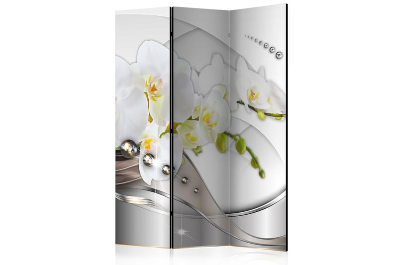 Rumdeler Pearl Dance Of Orchids 135x172 - Artgeist sp. z o. o. - Boligtilbehør - Rumdelere - Foldeskærm
