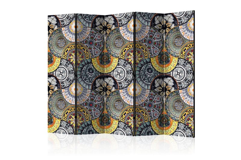 Rumdeler Painted Exoticism 225x172 - Artgeist sp. z o. o. - Boligtilbehør - Rumdelere - Foldeskærm