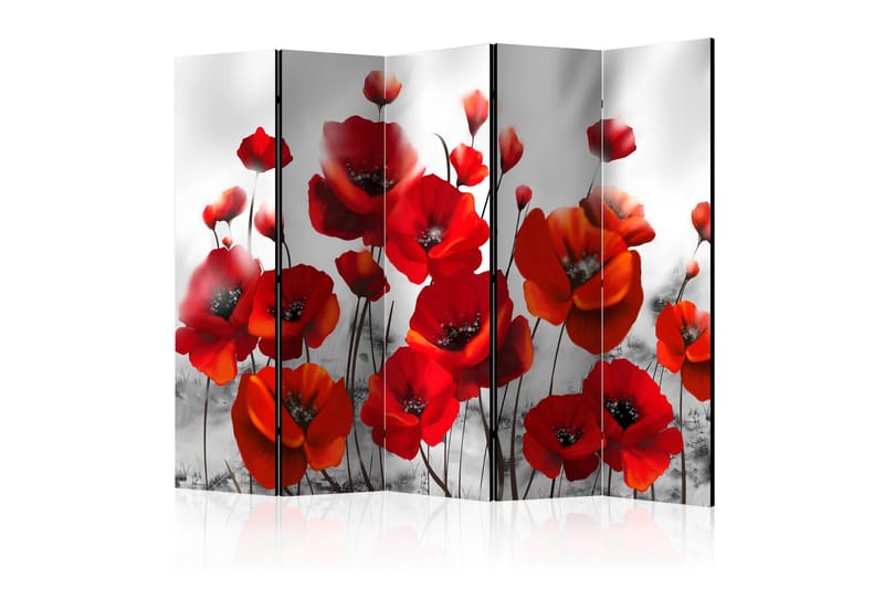 Rumdeler Poppies in the Moonlight II 225x172 cm, Artgeist sp. z o. o.