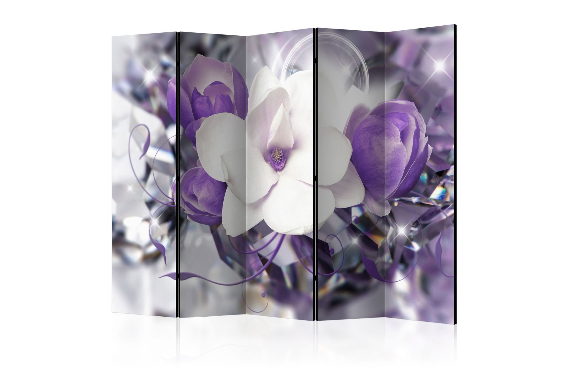 Rumdeler Purple Empress 225x172 - Artgeist sp. z o. o. - Boligtilbehør - Rumdelere - Foldeskærm