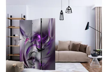 Rumdeler - Purple Swirls II 135x172 - Artgeist sp. z o. o. - Boligtilbehør - Rumdelere - Foldeskærm