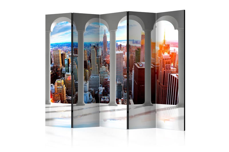 Rumdeler - Pillars and New York II 225x172, Artgeist sp. z o. o.