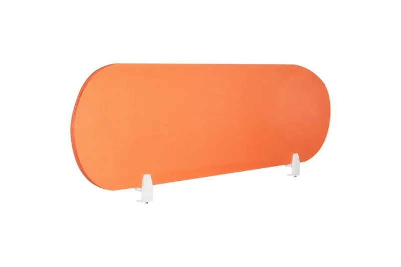 Skiljevägg för skrivbord Beliani Sparky Orange, 160x1x40 cm Orange, undefined