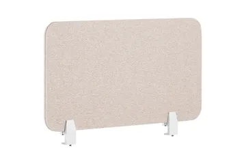 Skiljevägg för skrivbord Beliani Wally Beige, 130x2x40 cm Beige 72x2x40 cm