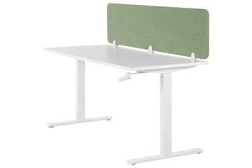 Skiljevägg för skrivbord Beliani Wally Beige, 130x2x40 cm Green 180x2x40 cm - Boligtilbehør - Rumdelere - Skærmvæg