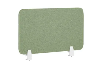 Skiljevägg för skrivbord Beliani Wally Beige, 130x2x40 cm Green 72x2x40 cm