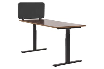 Skiljevägg för skrivbord Beliani Wally Beige, 130x2x40 cm Grey 80x2x40 cm - Boligtilbehør - Rumdelere - Skærmvæg