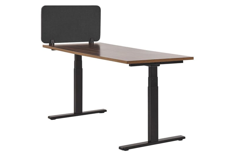 Skiljevägg för skrivbord Beliani Wally Beige, 130x2x40 cm Grey 80x2x40 cm - Boligtilbehør - Rumdelere - Skærmvæg