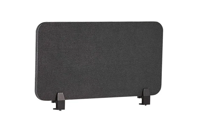Skiljevägg för skrivbord Beliani Wally Beige, 130x2x40 cm Grey 80x2x40 cm, undefined