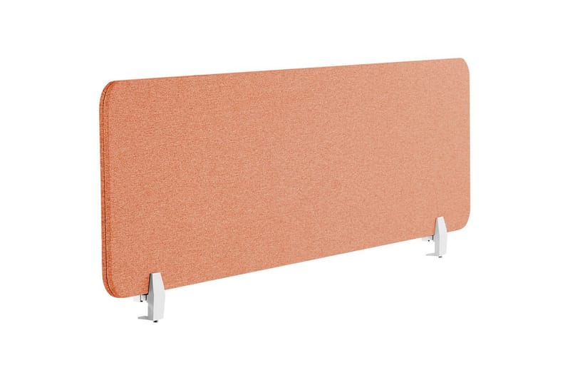 Skiljevägg för skrivbord Beliani Wally Beige, 130x2x40 cm Red 130x2x40 cm, undefined