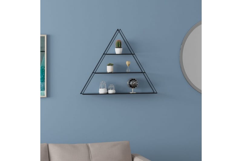 Teric Vikvägg 60 cm - Sort - Boligtilbehør - Rumdelere - Foldeskærm