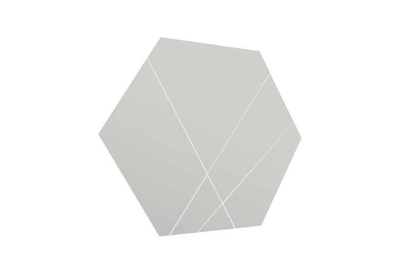 Rubby Spejl 70 cm Rektangulær - Hvid - Boligtilbehør - Spejle - Vægspejl