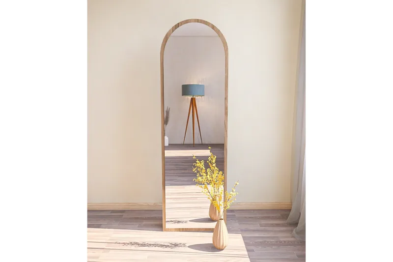 Rusele Spejl 50 cm Rektangulær - Valnød - Boligtilbehør - Spejle - Vægspejl