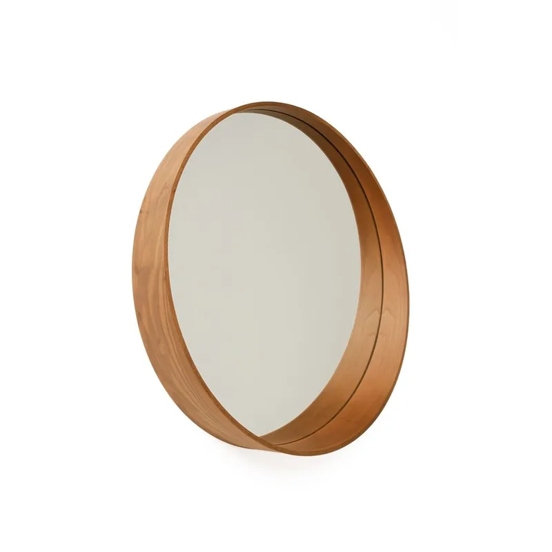 Aldrosin væghængt spejl Rund 60 cm - Hvid - Boligtilbehør - Spejle - Vægspejl