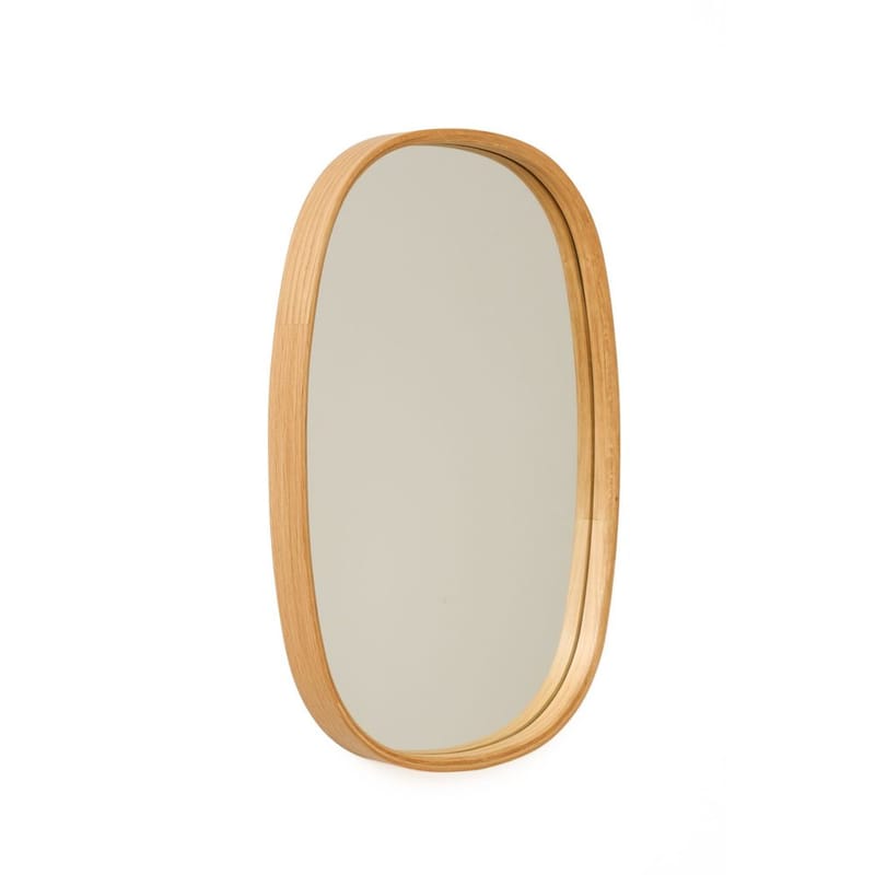 Aranfield væghængt spejl Rektangulær 38 cm - Brun/Hvid - Boligtilbehør - Spejle - Vægspejl