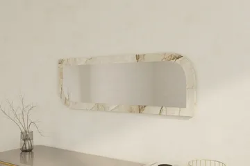 Ayana Væghængt Spejl 40 cm - Beige - Boligtilbehør - Spejle - Vægspejl