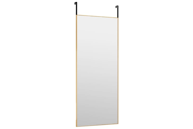 beBasic dørspejl 40x100 cm glas og aluminium guldfarvet - Guld - Boligtilbehør - Spejle - Vægspejl