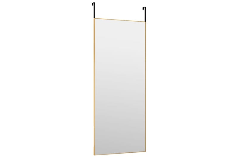 beBasic dørspejl 40x100 cm glas og aluminium guldfarvet - Guld - Vægspejl - Entréspejl