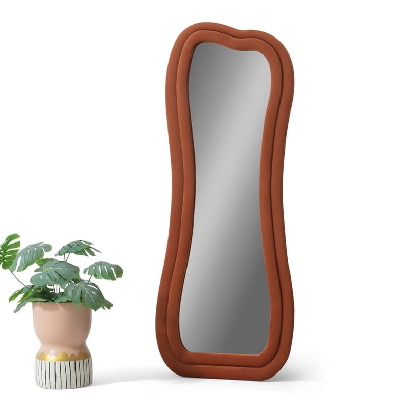 Bordentown Gulvspejl 65 x 170 cm - Rød - Boligtilbehør - Spejle - Helkropsspejl