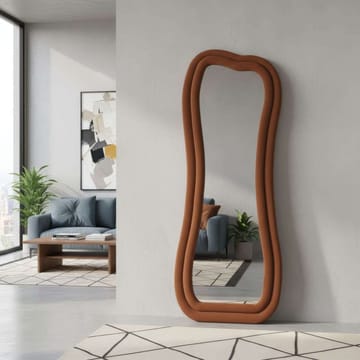 Bordentown Gulvspejl 65 x 170 cm - Rød - Boligtilbehør - Spejle - Helkropsspejl